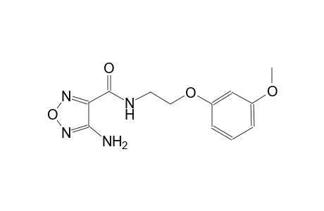 4-Amino-furazan-3-carboxylic acid [2-(3-methoxy-phenoxy)-ethyl]-amide