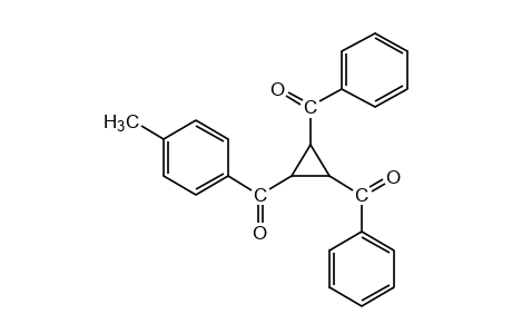 1,2-dibenzoyl-3-(p-toluoyl)cyclopropane