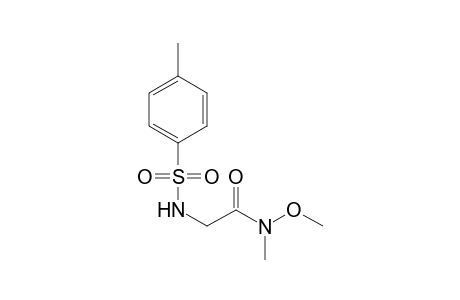 N-methoxy-N-methyl-2-(p-tolylsulfonylamino)acetamide