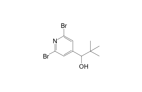 1-(2,6-Dibromopyridin-4-yl)-2,2-dimethylpropan-1-ol