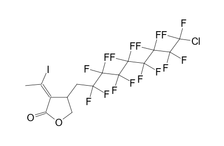 (E)-3-(1'-Iodoethylene)-4-(8'-chlorohexadecafluorooctylmethyl)-2(3H)-dihydrofuranone