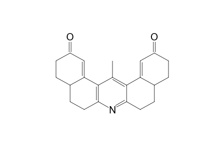 14-Methyl-4,4a,5,6,8,9,10,11-octahydro-2,12(3H,9aH)bibenzo[1,2-a;1',2'-j]acridinedione
