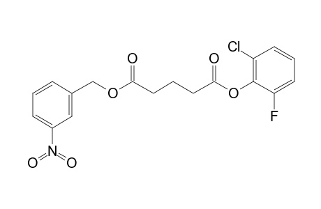 Glutaric acid, 2-chloro-6-fluorophenyl 3-nitrobenzyl ester