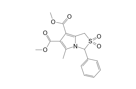 Dimethyl 2,2-dioxo-5-methyl-3-phenyl-1H,3H-pyrrolo[1,2-c][1,3]thiazole-6,7-dicarboxylate