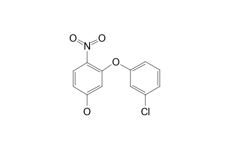 Benzene, 1-nitro-2-(m-chlorophenoxy)-4-hydroxy-