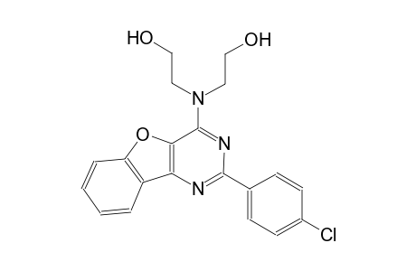 2-[[2-(4-chlorophenyl)[1]benzofuro[3,2-d]pyrimidin-4-yl](2-hydroxyethyl)amino]ethanol