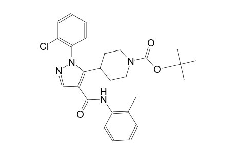 1-piperidinecarboxylic acid, 4-[1-(2-chlorophenyl)-4-[[(2-methylphenyl)amino]carbonyl]-1H-pyrazol-5-yl]-, 1,1-dimethylethyl ester