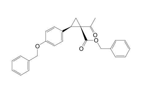 Benzyl (1R,2R)-1-acetyl-2-(4-(benzyloxy)phenyl)cyclopropane-1-carboxylate