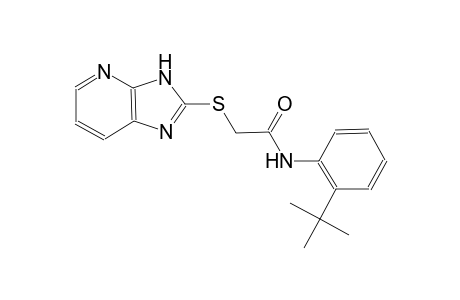 N-(2-tert-butylphenyl)-2-(3H-imidazo[4,5-b]pyridin-2-ylsulfanyl)acetamide