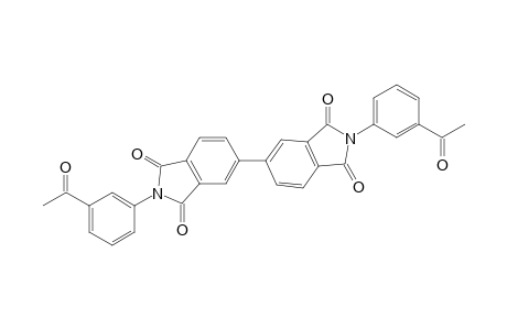 2,2'-bis-(3-acetyl-phenyl)-[5,5']biisoindolyl-1,3,1',3'-tetraone