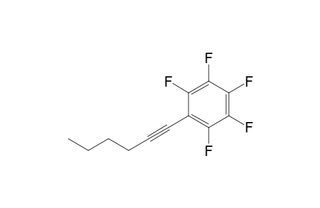 1,2,3,4,5-pentafluoro-6-hex-1-ynyl-benzene