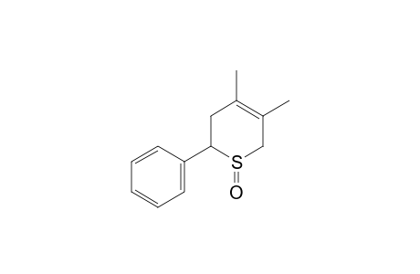4,5-dimethyl-2-phenyl-3,6-dihydro-2H-thiopyran 1-oxide