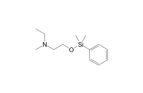 2-[dimethyl(phenyl)silyl]oxy-N-ethyl-N-methyl-ethanamine