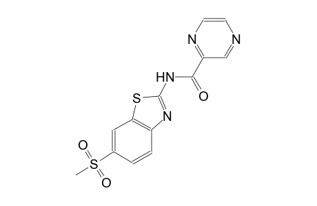N-[6-(methylsulfonyl)-1,3-benzothiazol-2-yl]-2-pyrazinecarboxamide