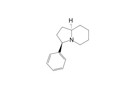rel-(3R,8aR)-3-Phenyloctahydroindolizine