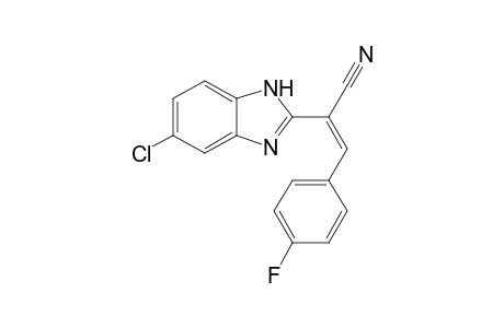 5-Chloro-2-[(4-fluorobenzylidene)cyanomethyl]benzimidazole