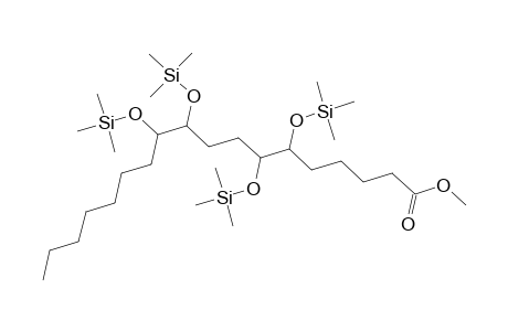 Octadecanoic acid, 6,7,10,11-tetrakis[(trimethylsilyl)oxy]-, methyl ester