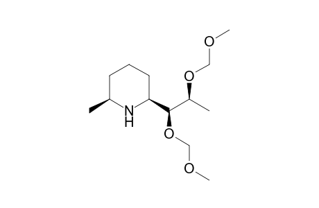 [2S,6S,2(1S,2S)]-2-[[1,2-bis(methoxymethyl)oxy]propyl]-6-methylpiperidine