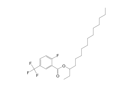 2-Fluoro-5-trifluoromethylbenzoic acid, 3-pentadecyl ester