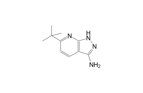 1H-pyrazolo[3,4-b]pyridin-3-amine, 6-(1,1-dimethylethyl)-