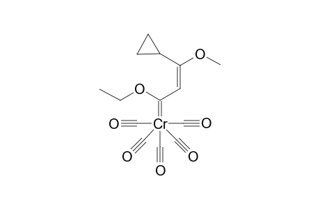 Pentacarbonyl [[ (2E)-3-cyclopropyl-1-ethoxy-3-methoxy-2-propenylidene ] chromium