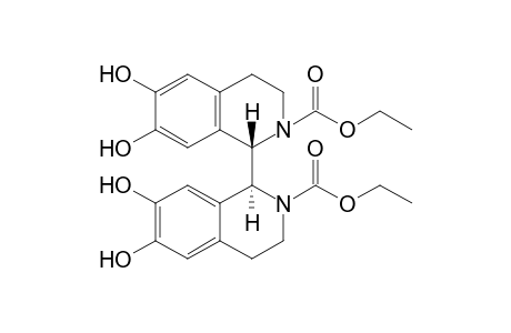 rac-6,6',7,7'-Tetrahydroxy-1,1',2,2',3,3',4,4'-octahydro-[1,1'-biisoquinoline]-2,2'-dicarboxylic acid diethyl ester