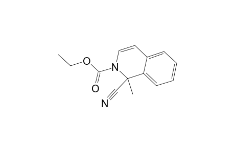 2(1H)-Isoquinolinecarboxylic acid, 1-cyano-1-methyl-, ethyl ester