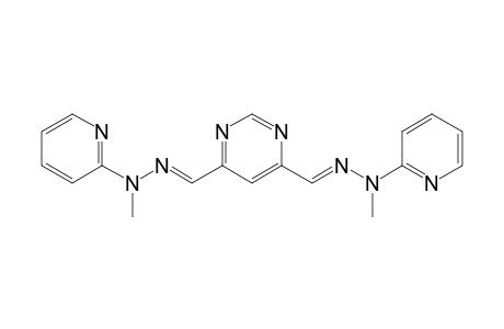 Pyrimidine-4,6-dicarboxaldehyde - bis[Methyl(pyridin-2'-yl)hydrazone]