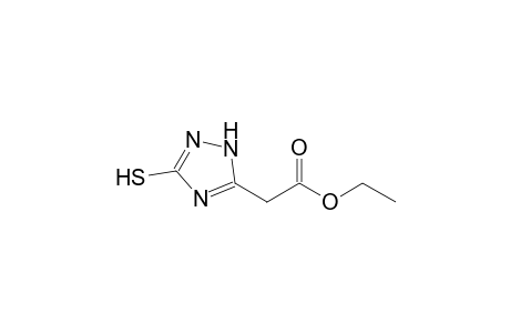 1H-1,2,4-triazole-5-acetic acid, 3-mercapto-, ethyl ester