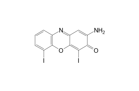 2-amino-4,6-diiodo-3H-phenoxazin-3-one