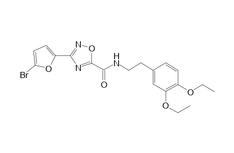 3-(5-bromofuran-2-yl)-N-[2-(3,4-diethoxyphenyl)ethyl]-1,2,4-oxadiazole-5-carboxamide