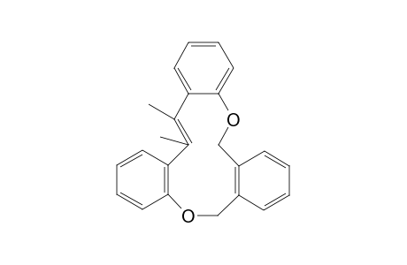 Tribenzo[c,g,k][1,6]dioxacyclododecin, 6,11-dihydro-17,18-dimethyl-, (E)-