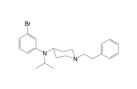 N-(3-Bromophenyl)-N-(propan-2-yl)-1-(2-phenylethyl)piperidin-4-amine