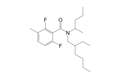 Benzamide, 2,6-difluoro-3-methyl-N-(2-pentyl)-N-(2-ethylhexyl)-