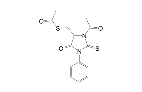 S-[1'-(3''-ACETYL-5''-OXO-1''-PHENYL-2''-THIOXOIMIDAZOLIDIN-4''-YL)-METHYL]-THIOACETATE