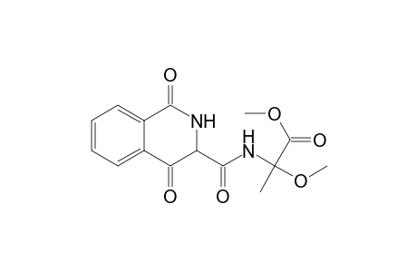 Methyl 2-methoxy-2-(N-phthaloylglycyl)aminopropionate
