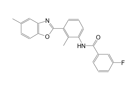 benzamide, 3-fluoro-N-[2-methyl-3-(5-methyl-2-benzoxazolyl)phenyl]-