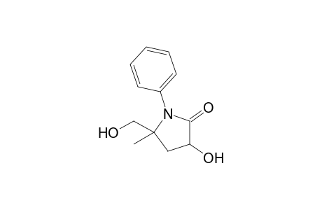 3-Hydroxy-5-hydroxymethyl-5-methyl-1-phenylpyrrolidine-2-one