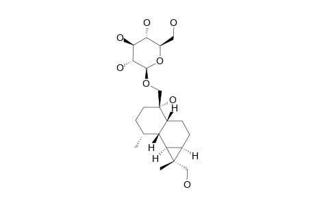 DENDROSIDE-E;1-ALPHA,13,14-TRIHYDROXYEMMOTIN-14-O-BETA-D-GLUCOPYRANOSIDE