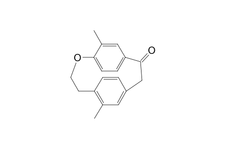 6,15-Dimethyl-8-oxa-tricyclo[9.2.2.2(4,7)]heptadeca-1(14),4(17),5,7(16),11(15),12-hexaen-3-one