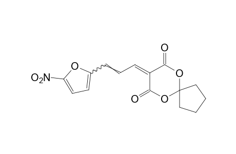 8-[3-(5-nitro-2-furyl)allylidene]-6,10-dioxaspiro[4.5]decane-7,9-dione