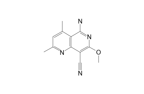 5-AMINO-8-CYANO-2,4-DIMETHYL-7-METHOXY-1,6-NAPHTHYRIDINE