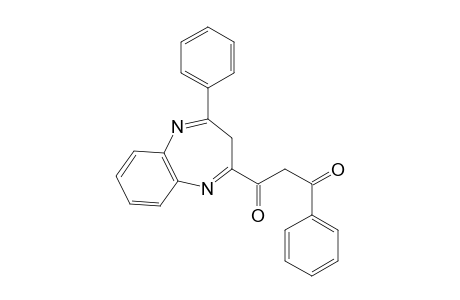 1-Phenyl-3-(4-phenyl-3H-1,5-benzodiazepin-2-yl)-1,3-propanedione
