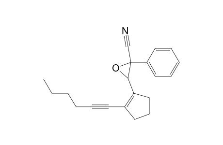 Oxiranecarbonitrile, 3-[2-(1-hexynyl)-1-cyclopenten-1-yl]-2-phenyl-, cis-