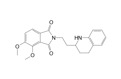 4,5-Dimethoxy-M-[2-(1,2,3,4-tetrahydro-2-quinolyl)ethyl]phthalimide