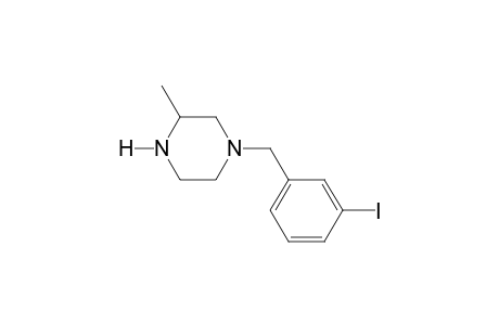 1-(3-Iodobenzyl)-3-methylpiperazine
