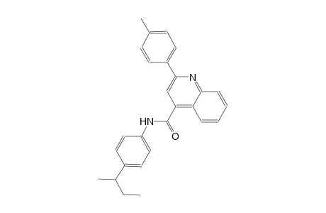 N-(4-sec-butylphenyl)-2-(4-methylphenyl)-4-quinolinecarboxamide