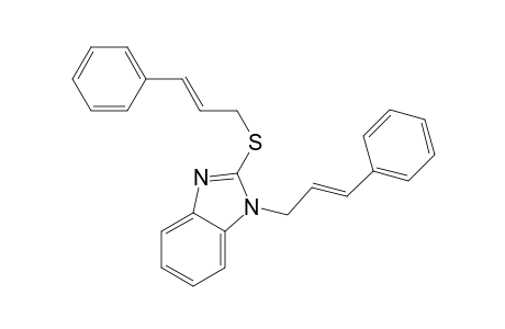 1-Cinnamyl-2-(cinnamylthio)benzimidazole