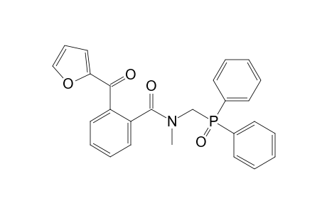 N-Diphenylphosphinoylmethyl-N-methyl-2-(2-furoyl)benzamide