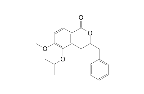 3-Benzyl-5-isopropoxy-6-methoxy-3,4-dihydroisocoumarin